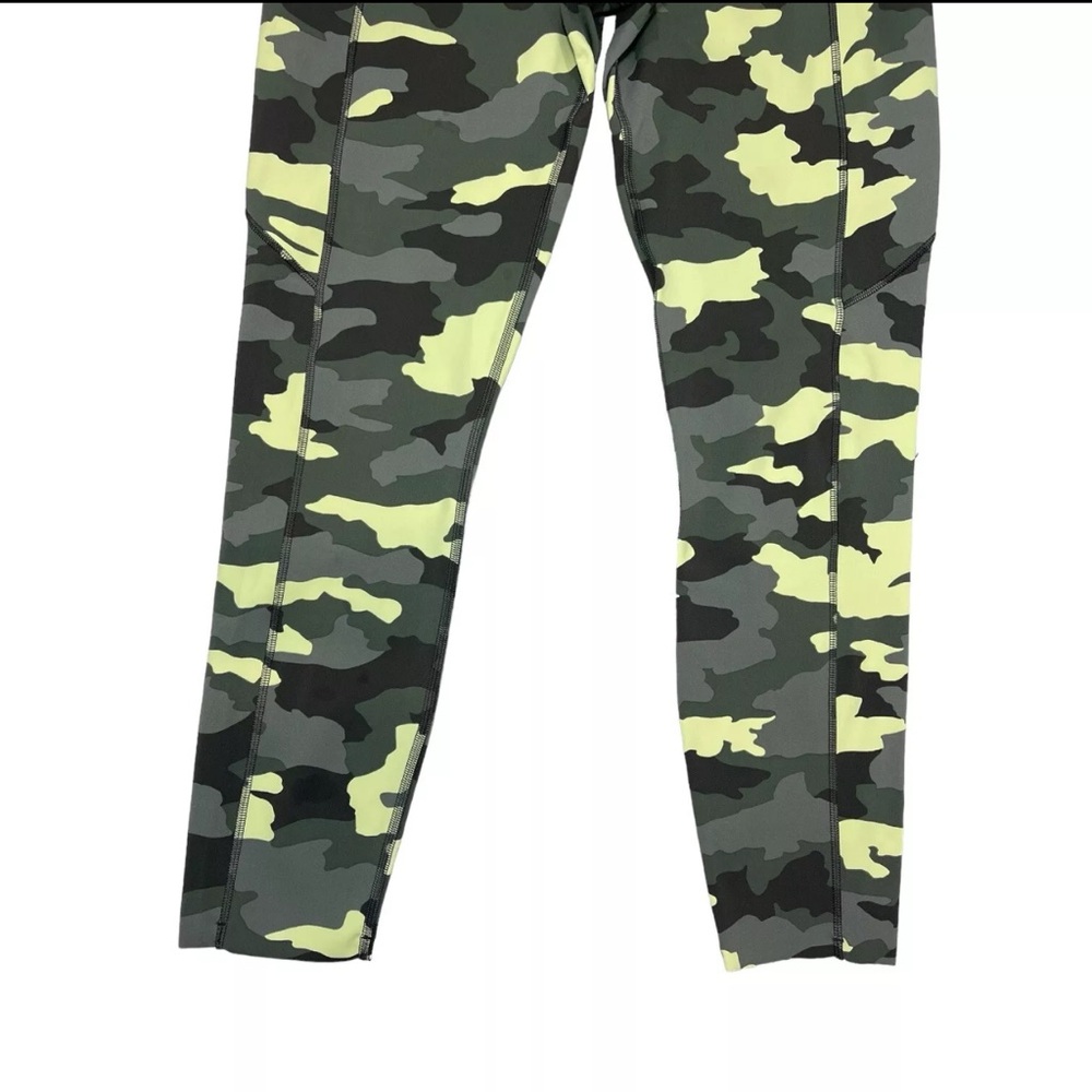⚡️SOLD⚡️Lululemon Fast Free High-Rise Crop Tight Leggings Camo Crispin Green - Picture 9 of 15